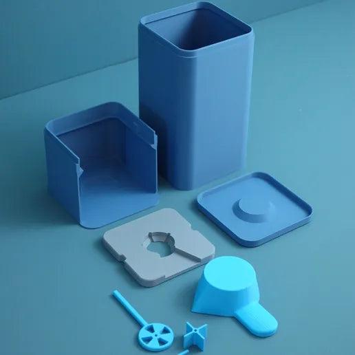 Distributeur de Lessive en Poudre 3D – Organisateur et Doseur Intelligent (2,4L)