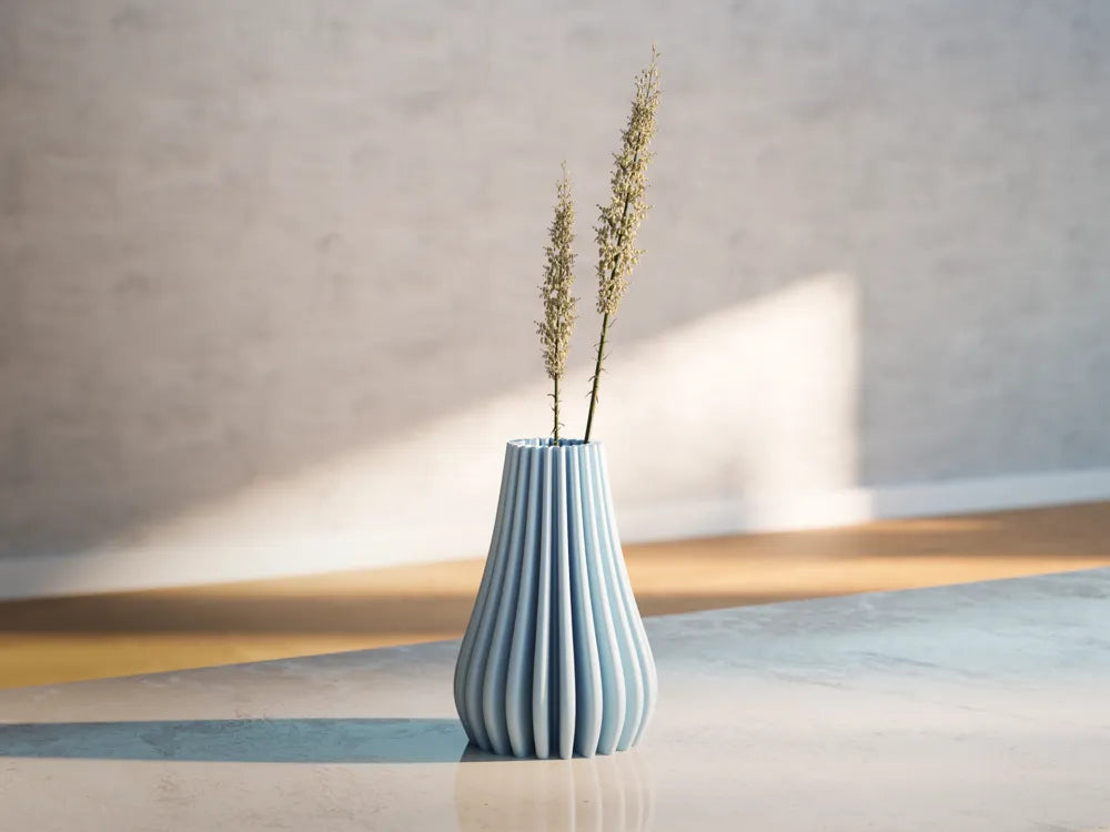 Vase Cannelé Océan