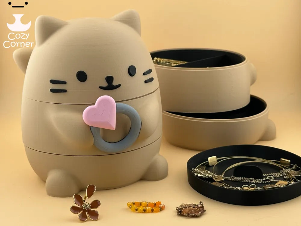 Boîte à Bijoux "Neko-Kura"