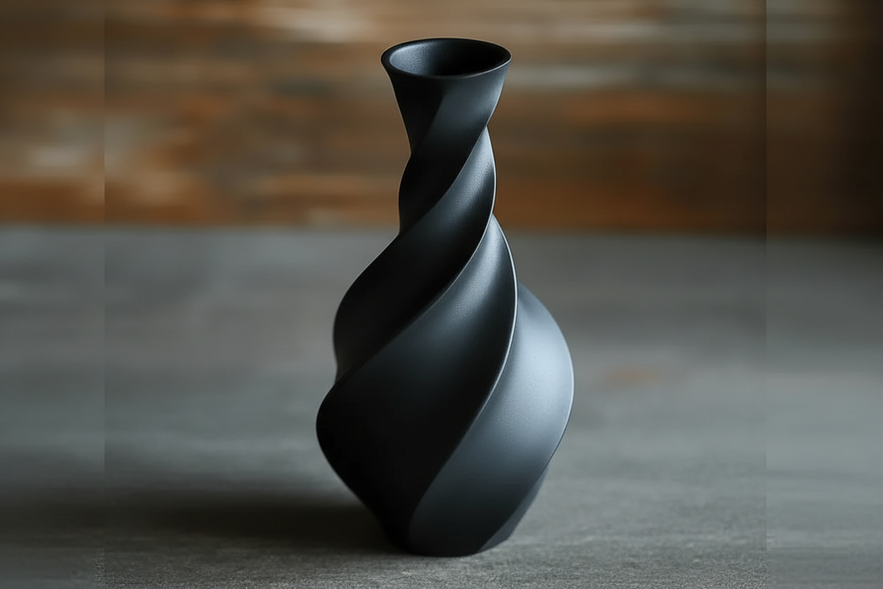 Vase "Fluxo" — Éclat Torsadé