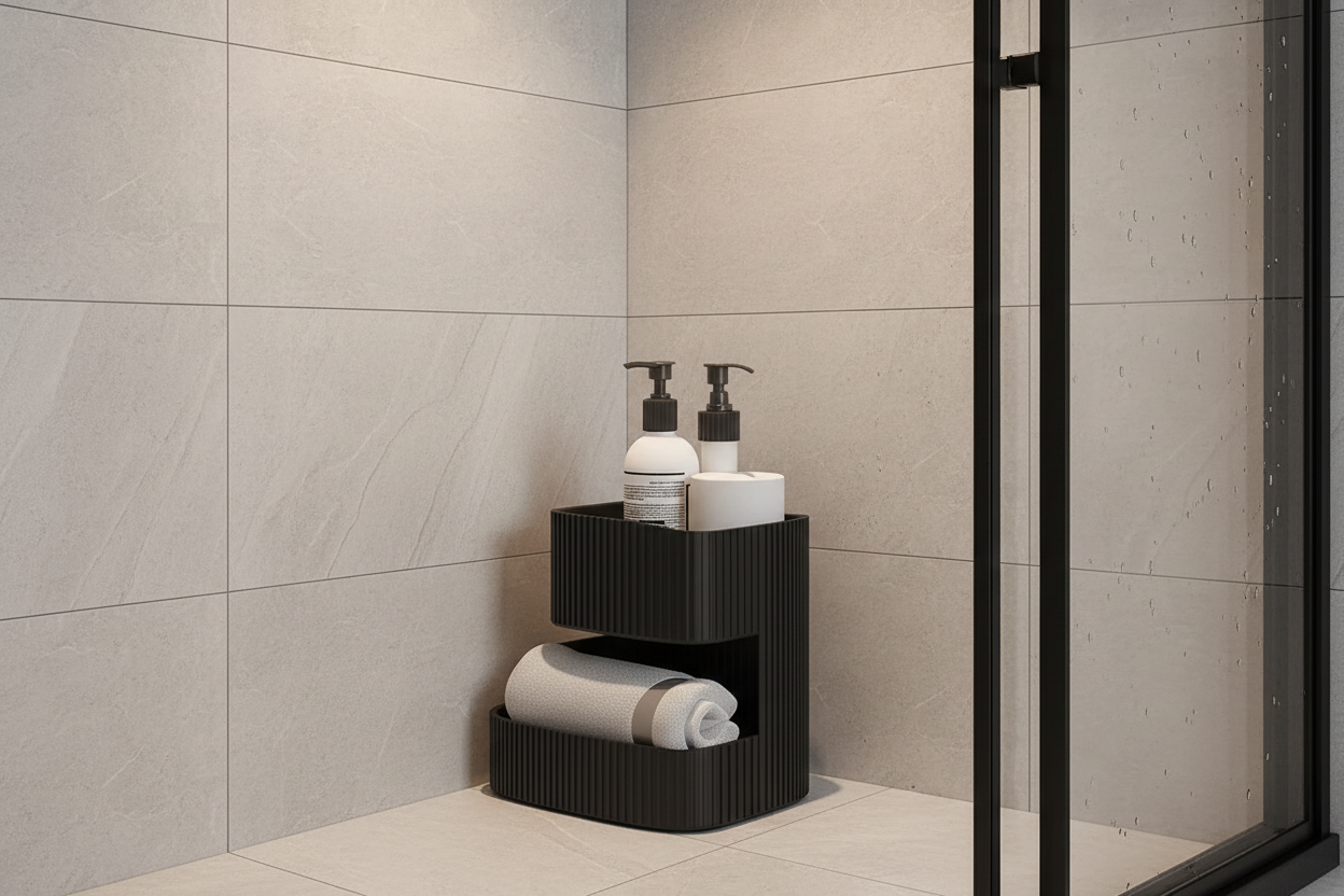 L'Organisateur "Soma" — Rangement de Bain Étagé