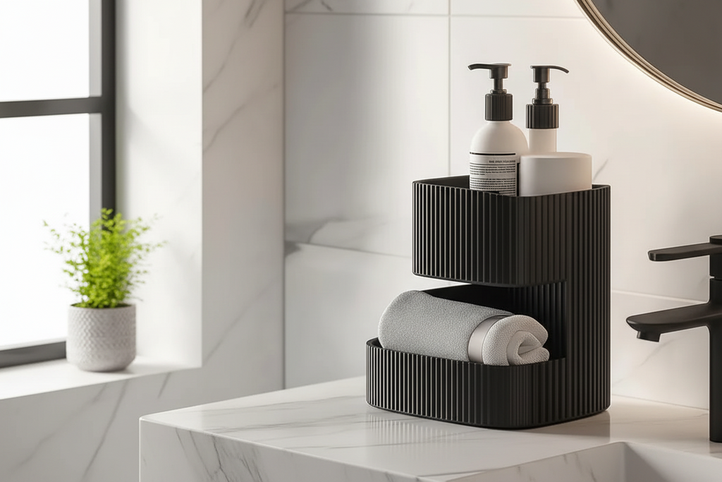 L'Organisateur "Soma" — Rangement de Bain Étagé