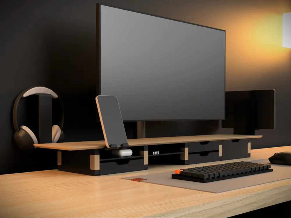 Système "Omni-Shelf" — L'Architecture du Bureau