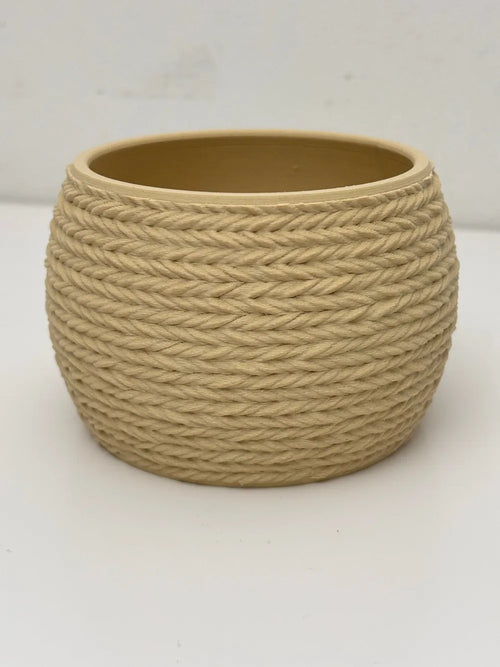 Cache-Pot "Aria" — Tissage Minéral