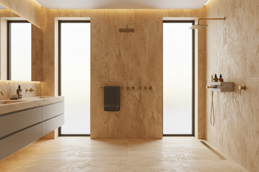 L'Étagère Murale "Kora" — Double Niveau de Bain