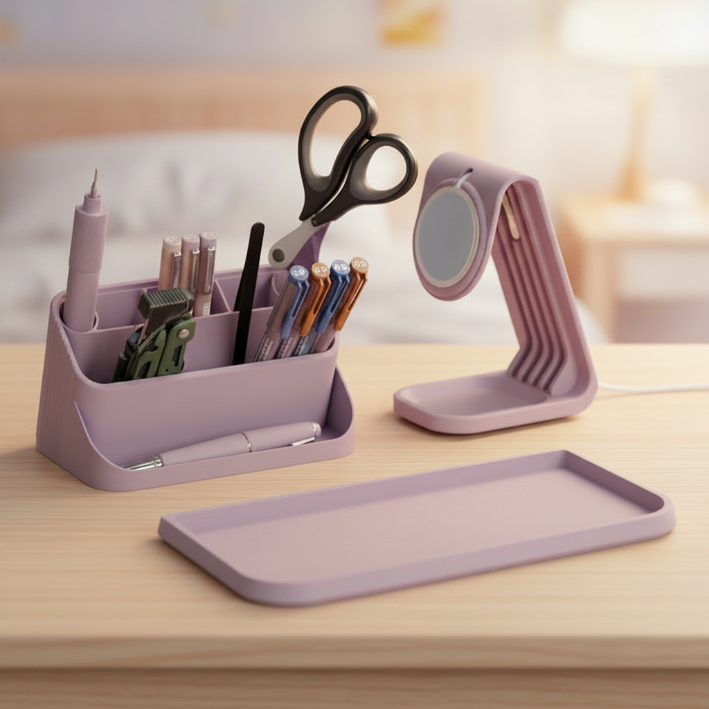 Studio-Hub Desk Organizer - 3-in-1 Station