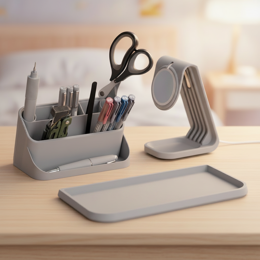 Studio-Hub Desk Organizer - 3-in-1 Station