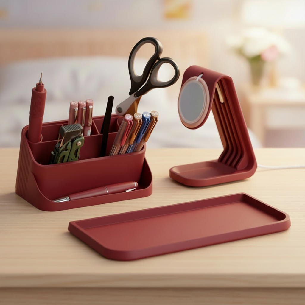 Studio-Hub Desk Organizer - 3-in-1 Station