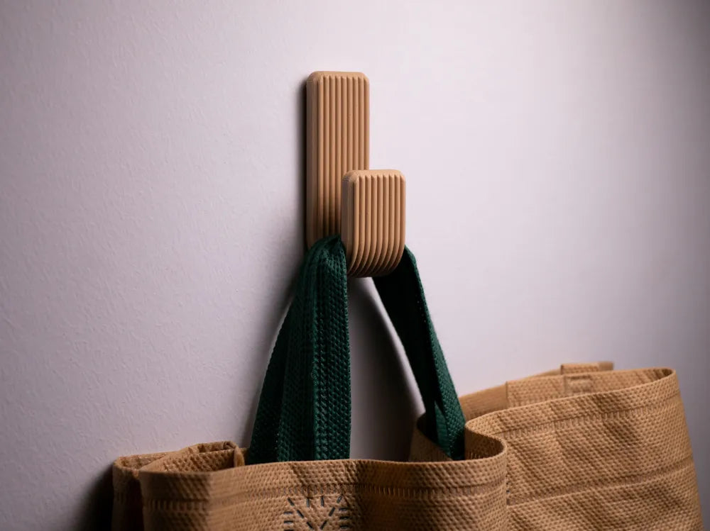 Crochets Muraux "Cannelure Urbaine"