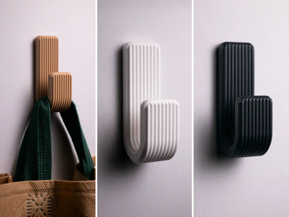 Crochets Muraux "Cannelure Urbaine"
