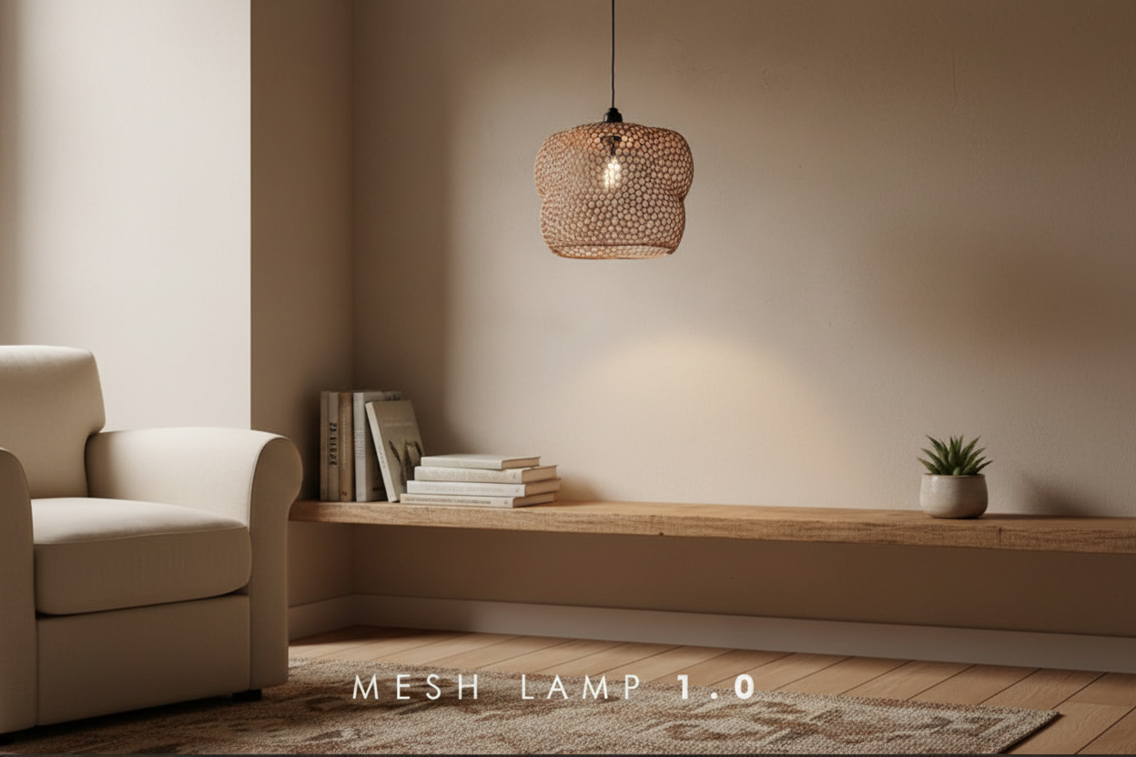 La Suspension Organique "Mesh-Aura 1.0" — Design Cellulaire