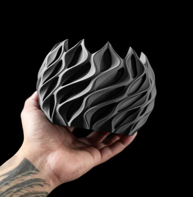 Pot Sculptural Wave – Jardinière Design 3D