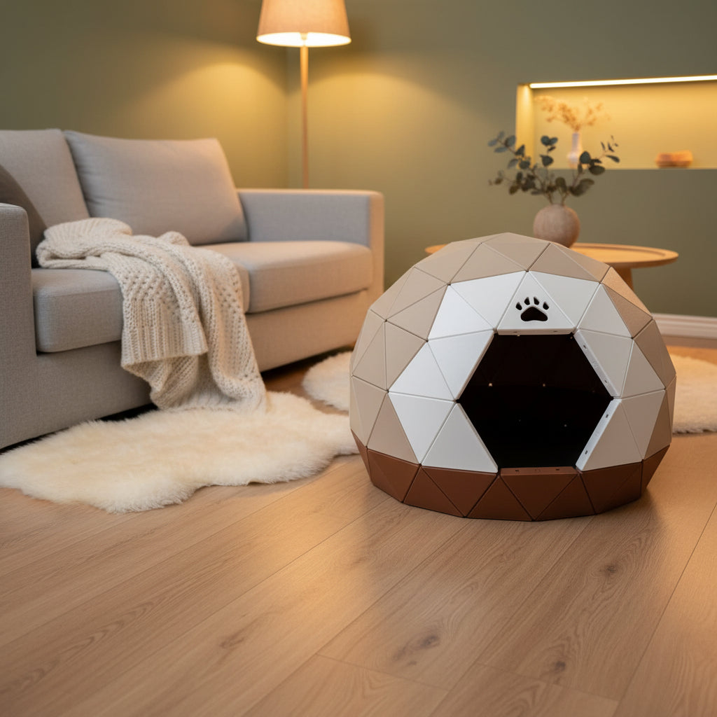 Dôme Géodésique pour Chat – L'Igloo Design &amp; Confort