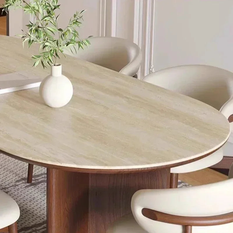 Multifunction™ Home Furniture – Kitchen Table Reception Dining Room Luxury Chairs Mesa Plegables Ceramic Extendable Round