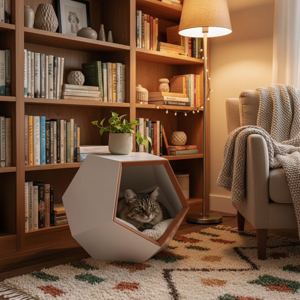 Table de Chevet pour chat