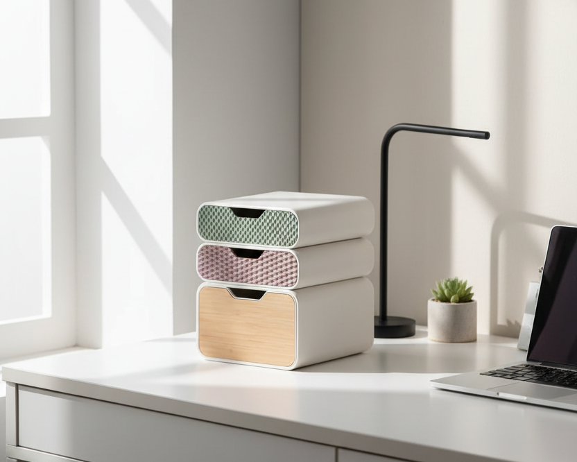 Boîte Organica – Organisateur de Bureau 3D
