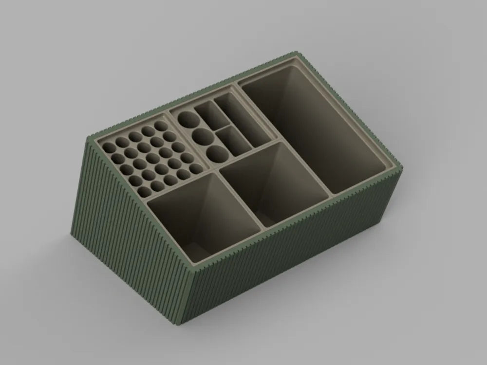 L'Organiseur de Bureau "Cube-Grid" — Lignes Cannelées
