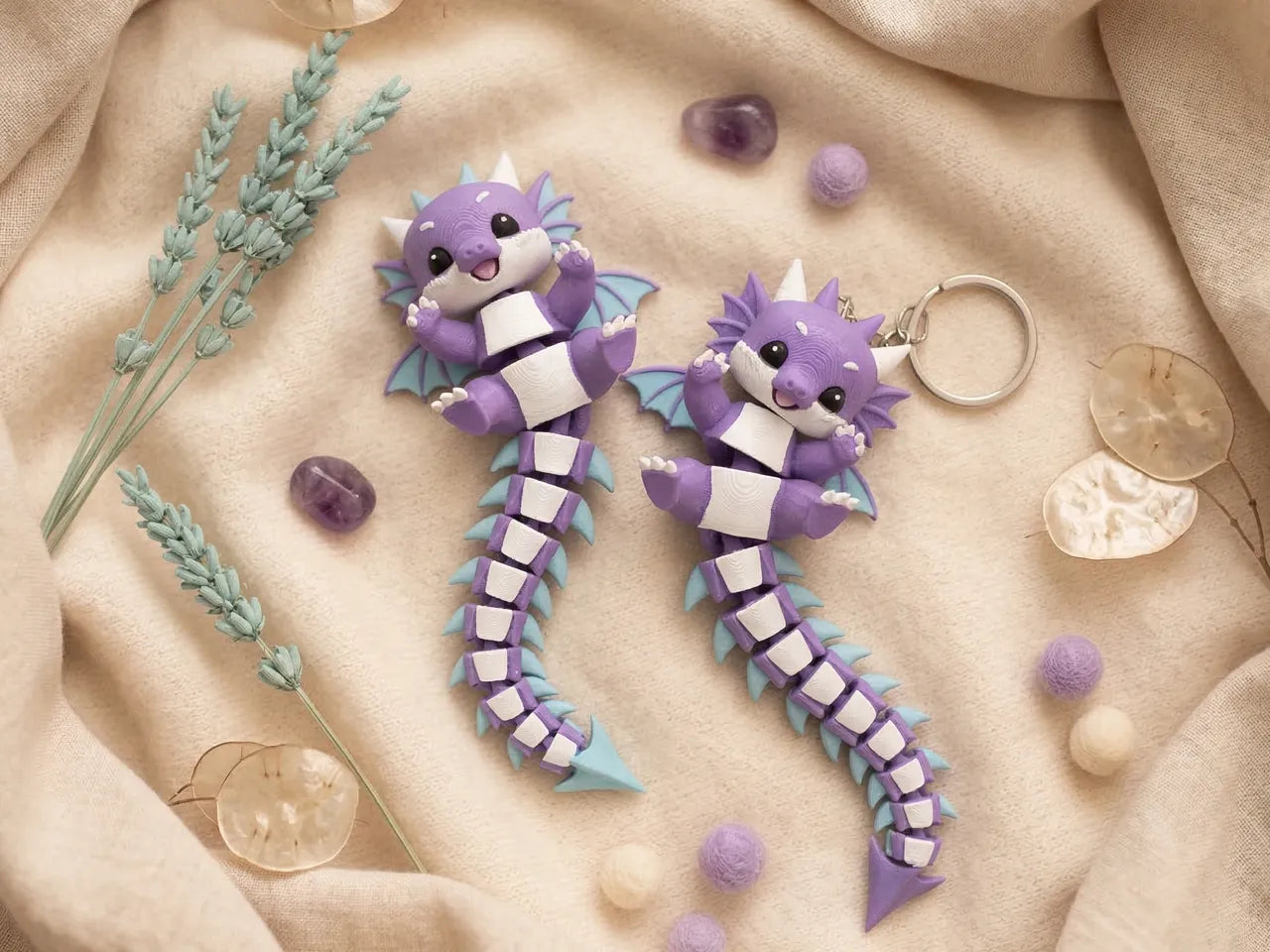 Le Porte-Clés "Draco-Flex" — Dragon Articulé