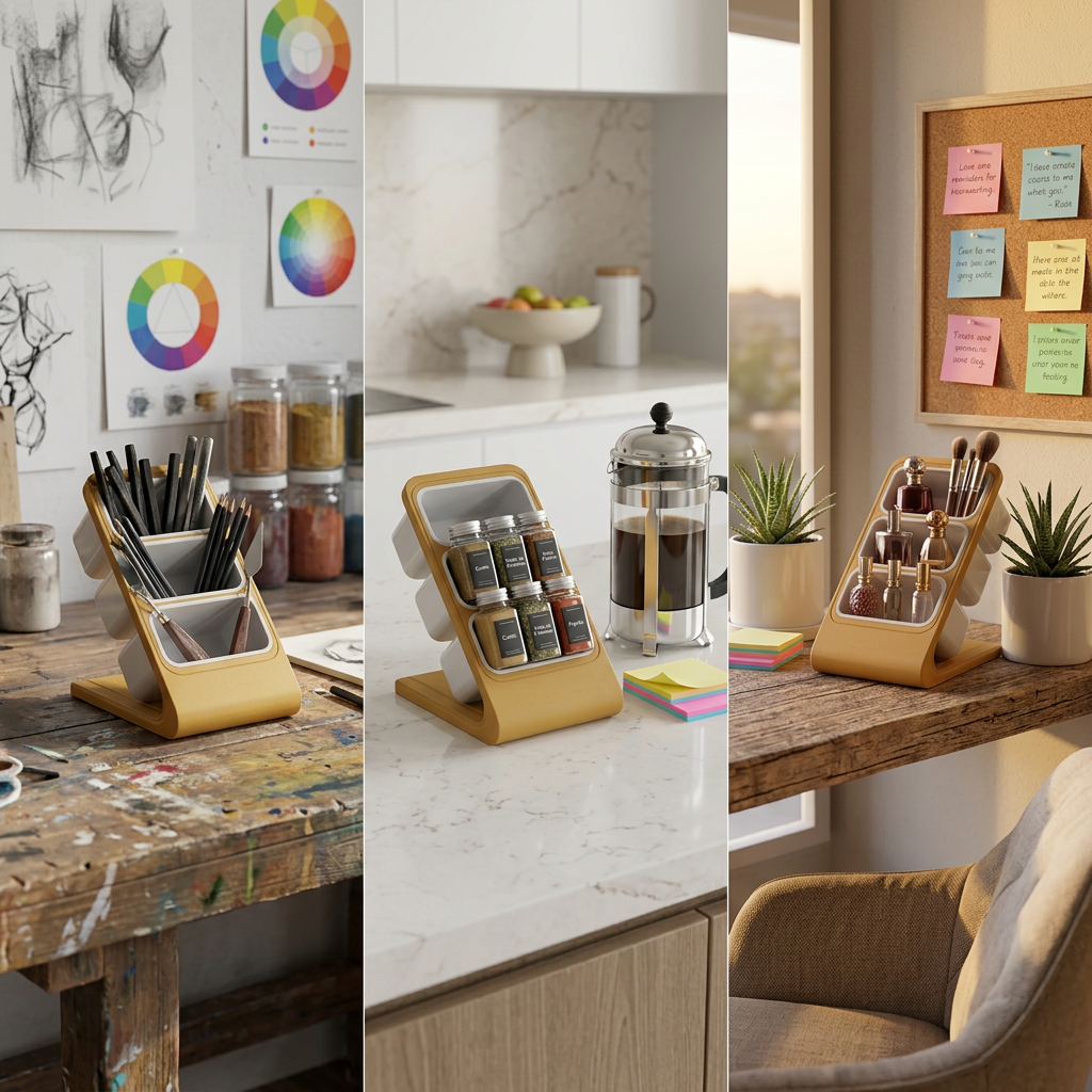 Organisateur de bureau SLANT – Design minimaliste &amp; ergonomique