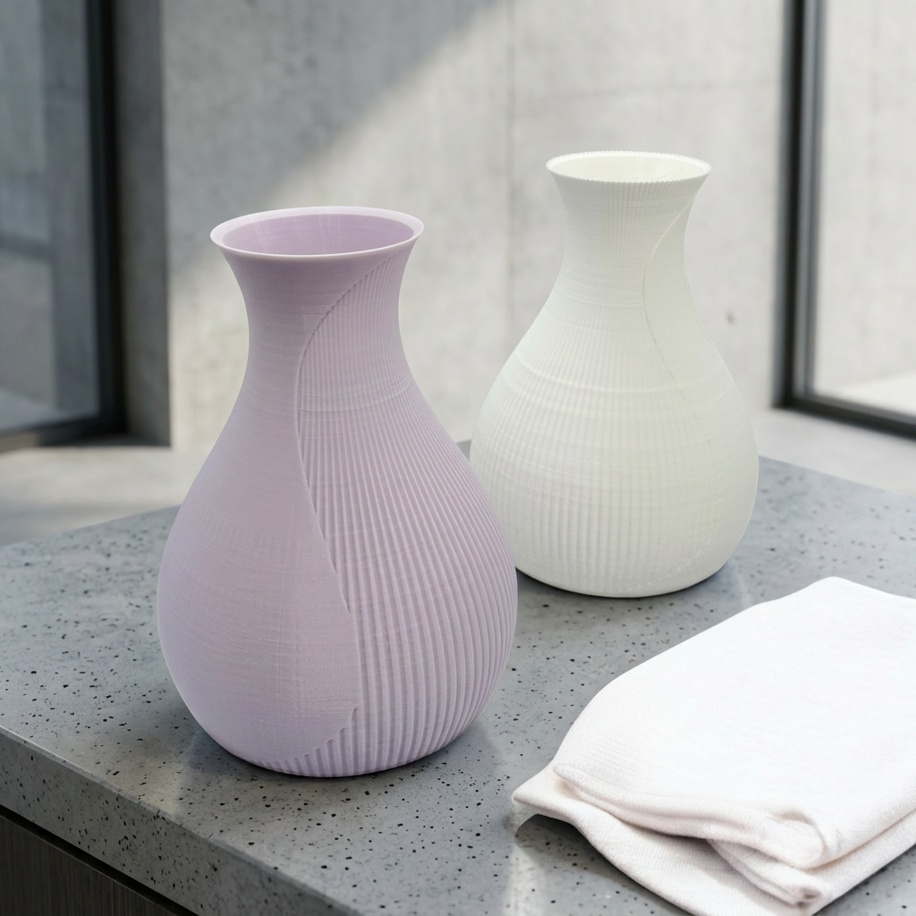 Lot de 2 vases modernes