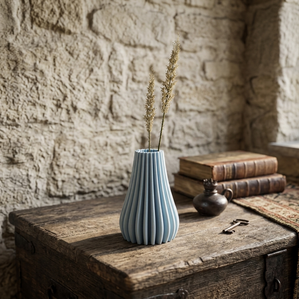 Vase Cannelé Océan