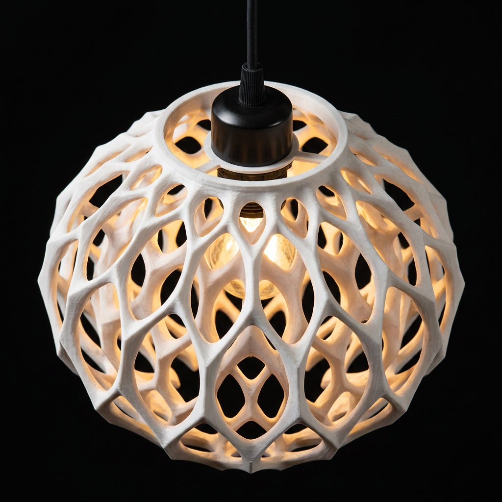 Suspension Nova Élégance – Lampe Sculpturale 3D
