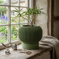 Pot Verde Ligne – Jardinière Minimaliste 3D