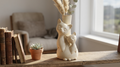 Le Vase "Bastet" — Duo de Chats Cannelé