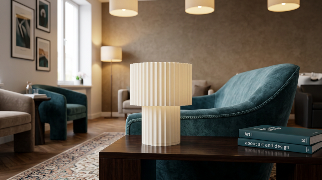 La Lampe de Table "Mush-Aura" — Design Champignon Rétro