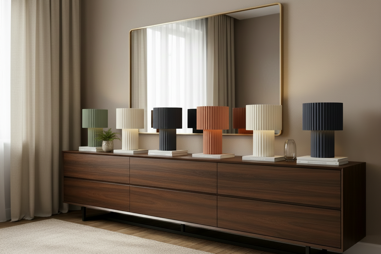 La Lampe de Table "Mush-Aura" — Design Champignon Rétro