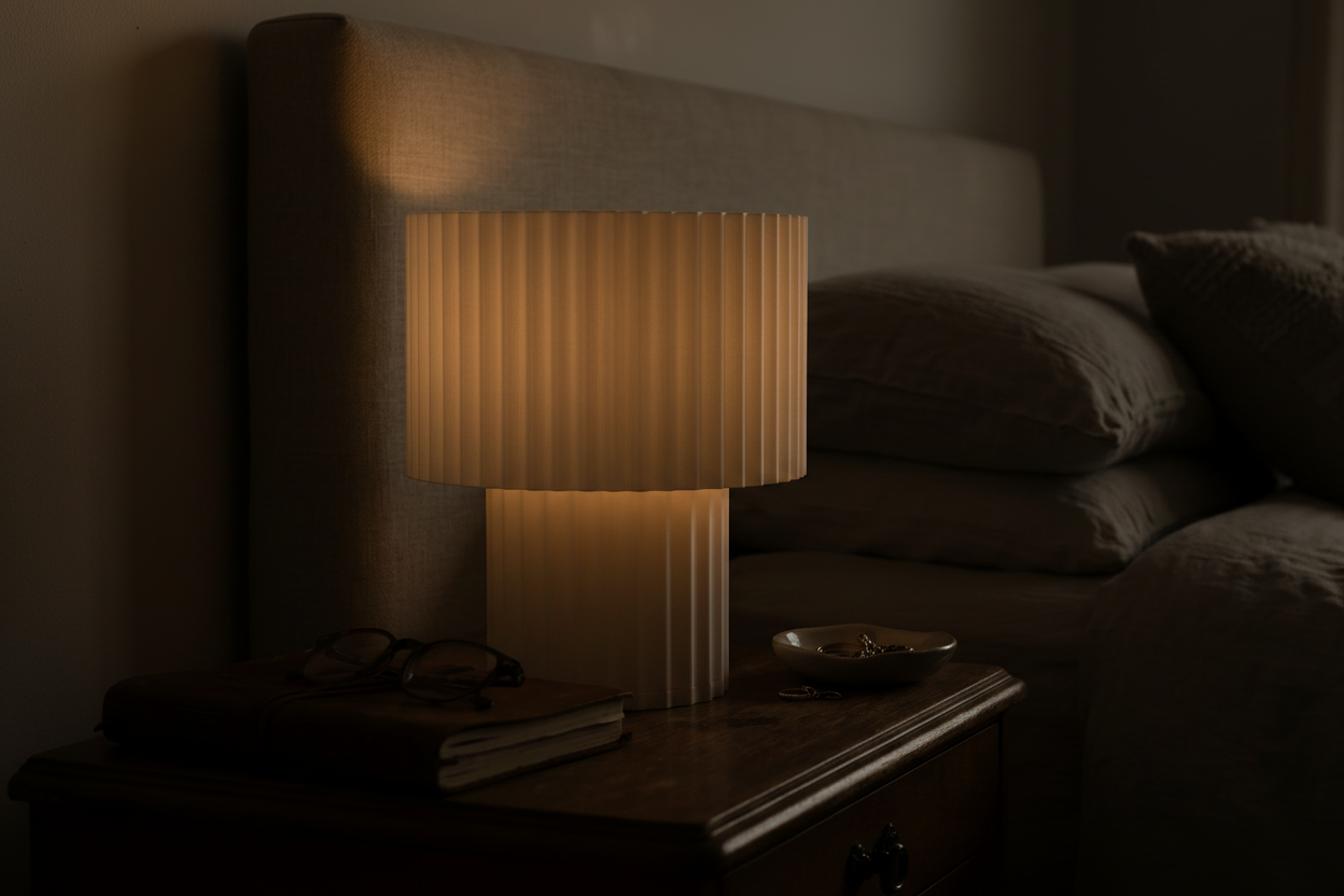 La Lampe de Table "Mush-Aura" — Design Champignon Rétro