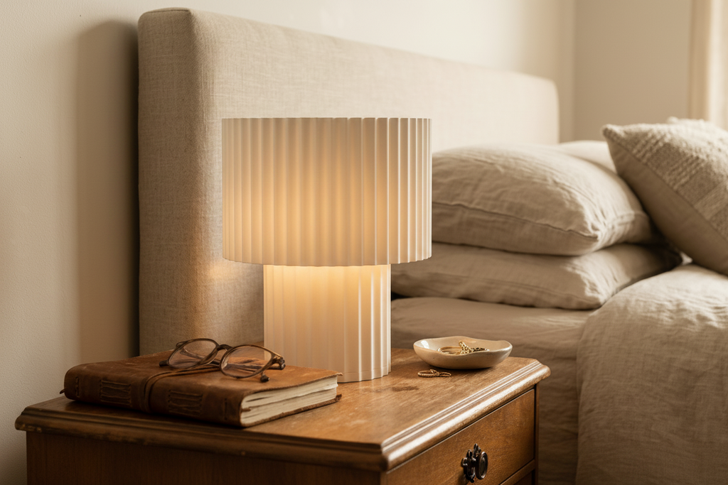 La Lampe de Table "Mush-Aura" — Design Champignon Rétro