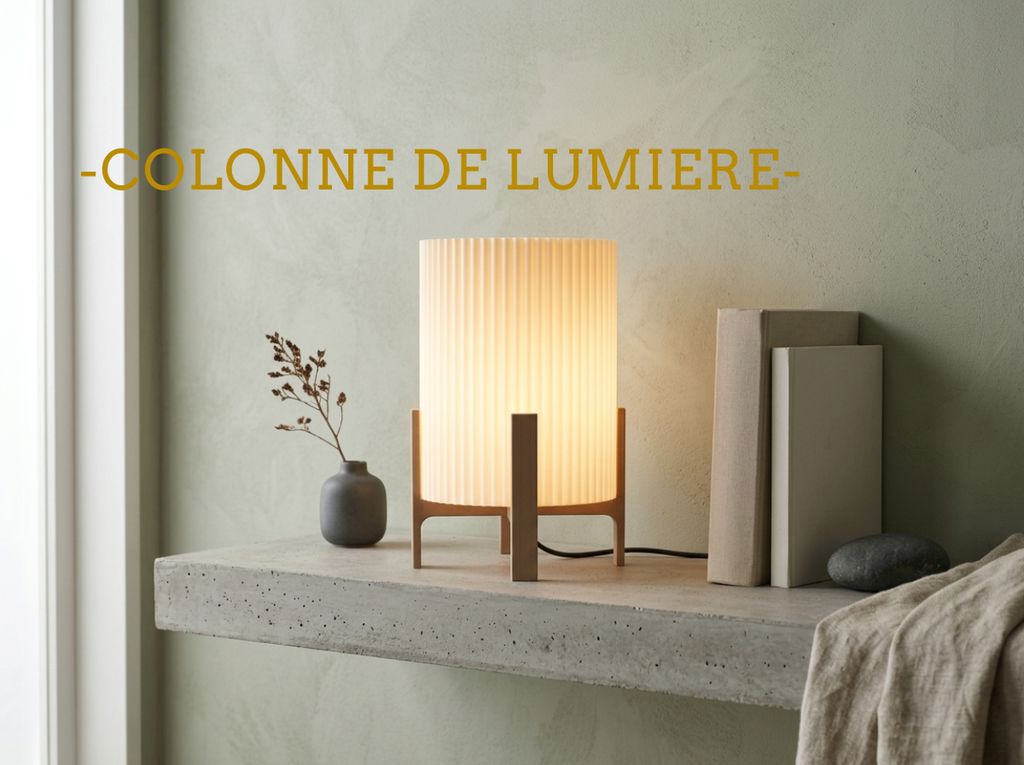 Lampe "Colonne de Lumière" - Design Scandi
