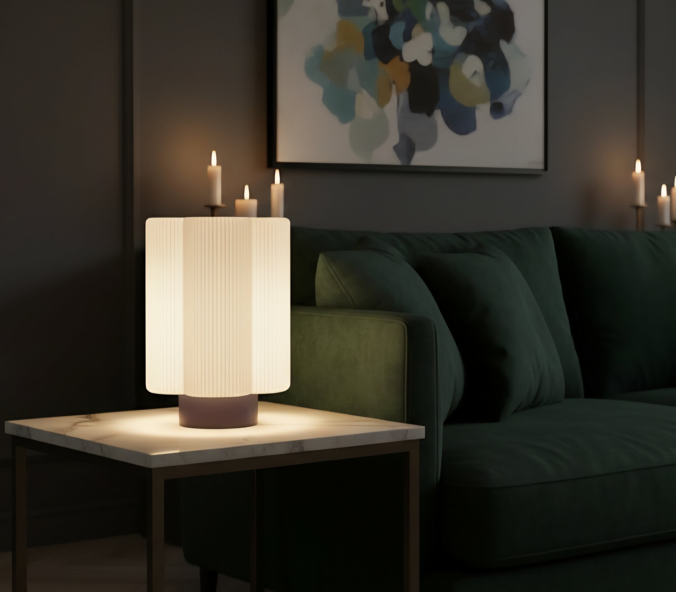 Lampe "Plissé Royal" - Design Contemporain