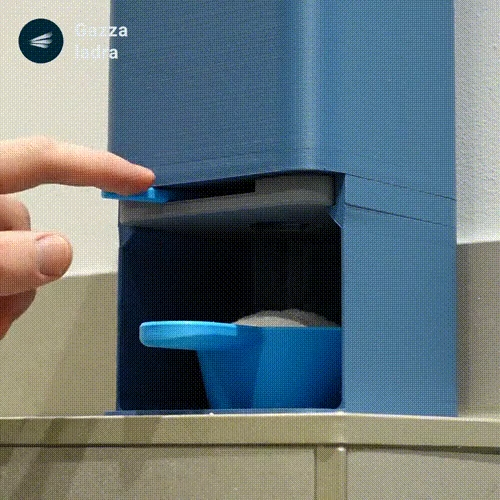 Distributeur de Lessive en Poudre 3D – Organisateur et Doseur Intelligent (2,4L)